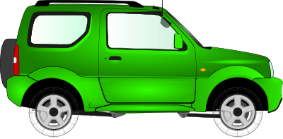 Car 15 (green) clipart