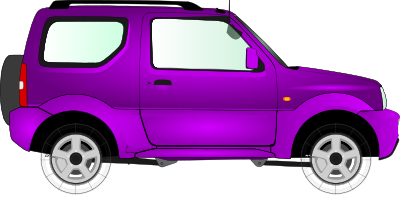 Car 15 (purple) clipart