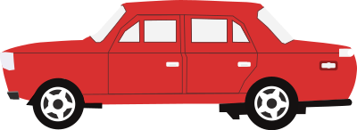 Car 16 (red) clipart