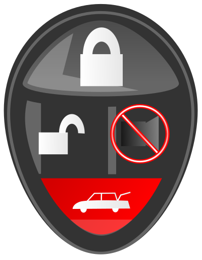 Car alarm remote. clipart