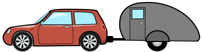 Car and Camper clipart