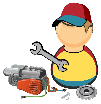 Car / automotive mechanic clipart