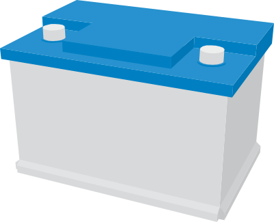 Car battery clipart