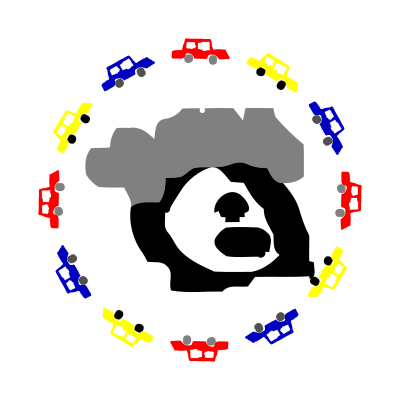 Car frame remixed in use clipart