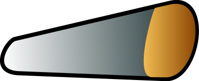 Car headlight right clipart
