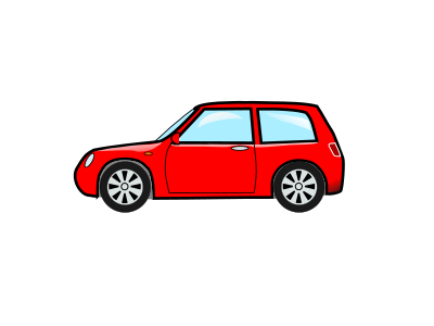 Car-red clipart