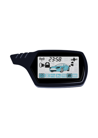 Car security system keychain clipart