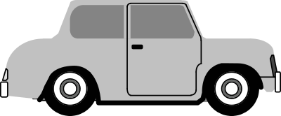 Car side view clipart