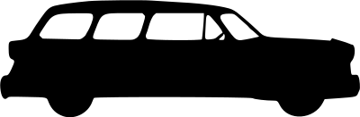 Car silhouette clipart