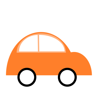 CAR- Simple-flat-three-color-with-space clipart
