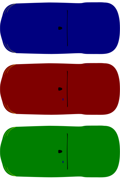 Car top view clipart