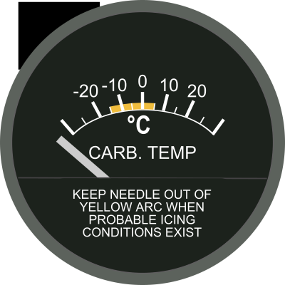 Carburetor Air Temperature Gage clipart