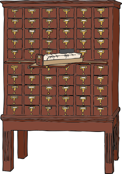 Card Catalog clipart
