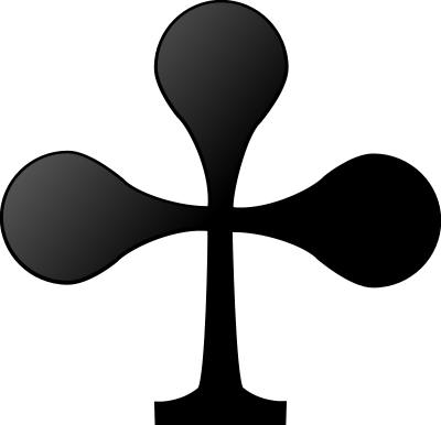Card symbols: Club clipart