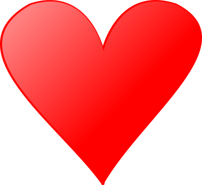 Card symbols: Heart clipart