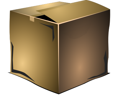 Cardboard Box clipart