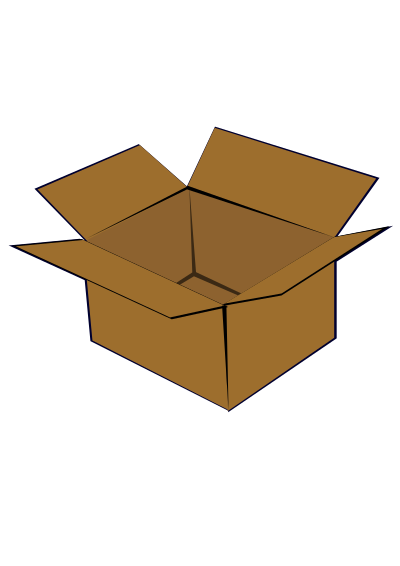 Cardboard Box clipart