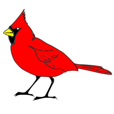 Cardinal remix 1 clipart