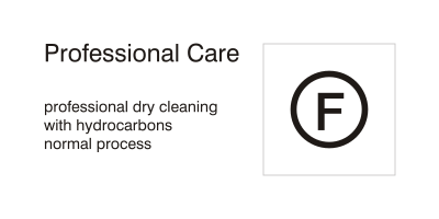 Care symbols, professional care: dry clean with hydrocarbons - normal process clipart