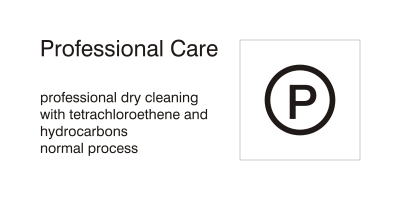 Care symbols, professional care: dry clean with tetrachloroethene and hydrocarbons - normal process clipart