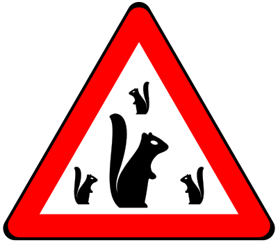 carefully Chipmunks, atsargiai burundukai clipart