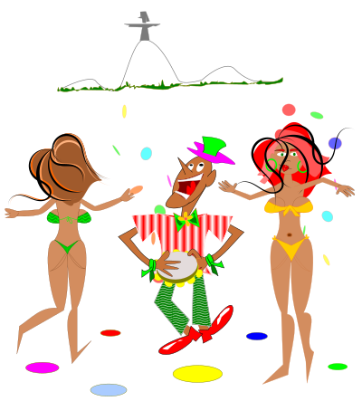 CARNAVAL NO RIO clipart