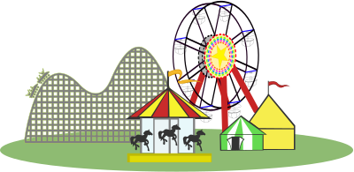 Carnival Color -- Wide Version clipart