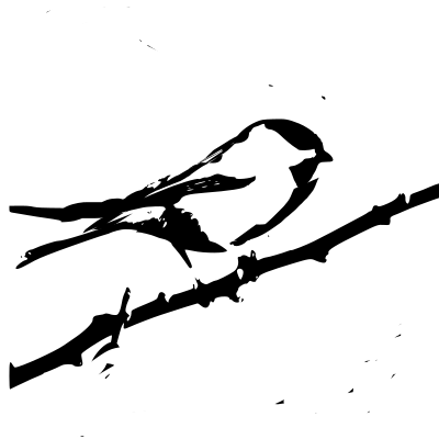 Carolina chickadee clipart