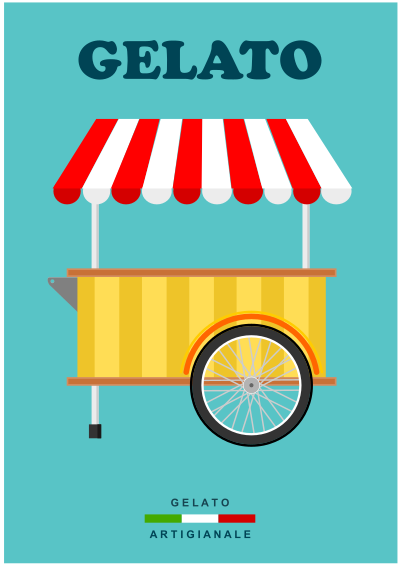 CARRETTO DEI GELATI clipart