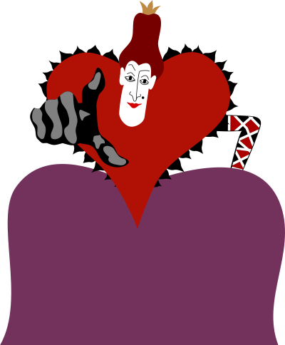 Carroll's Red Queen clipart