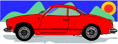 CARROS ANOS 60 clipart