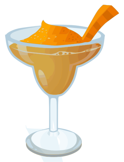 Carrot-margarita-glitch clipart
