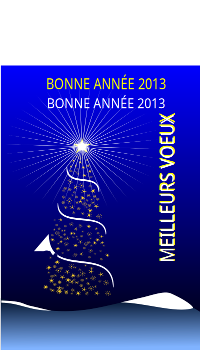 Carte de voeux clipart