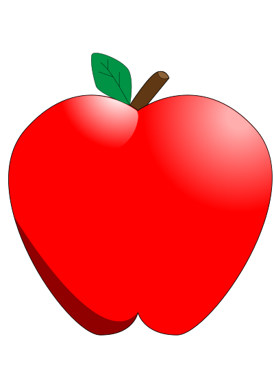 Cartoon Apple clipart
