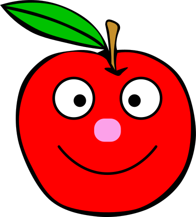 Cartoon Apple clipart