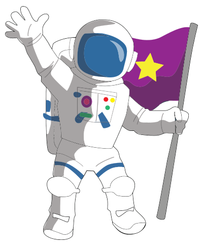 Cartoon Astronaut clipart