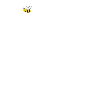 Cartoon Bees Kruhotvar clipart