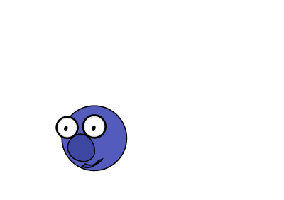Cartoon blueberry clipart