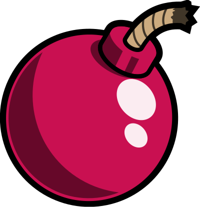 Cartoon bomb clipart