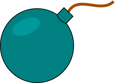 Cartoon bomb clipart