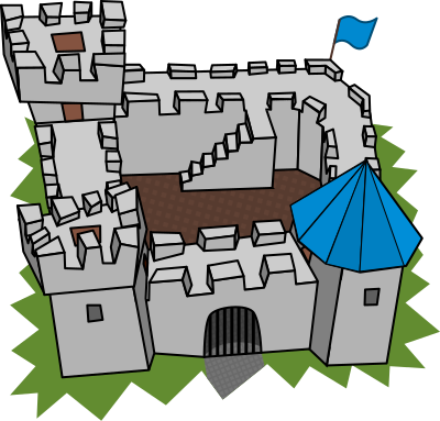 Cartoon Castle clipart