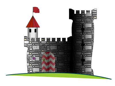 Cartoon castle clipart