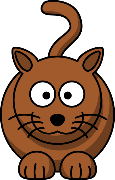 Cartoon cat clipart