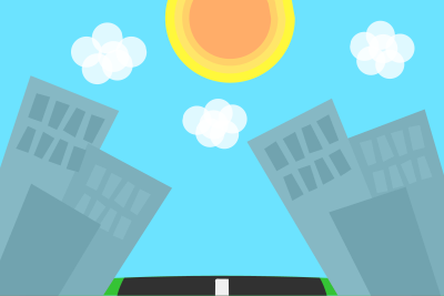 Cartoon City Background clipart
