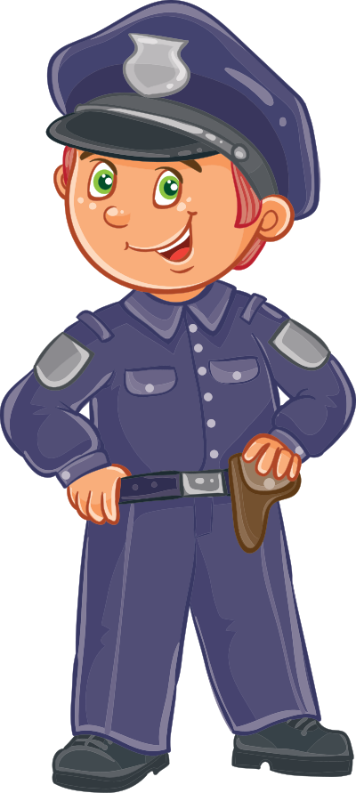 Cartoon Cop clipart