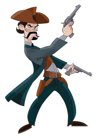 Cartoon Cowboy clipart