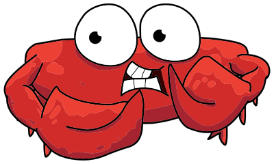 Cartoon Crab clipart