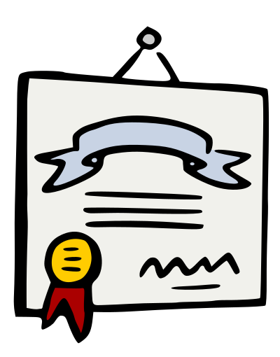 Cartoon Diploma clipart