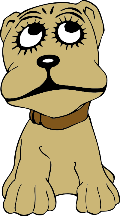 Cartoon dog clipart