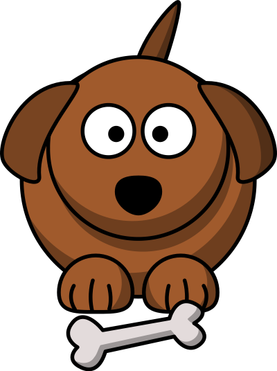 Cartoon dog clipart